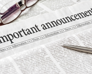 Important Announcement 